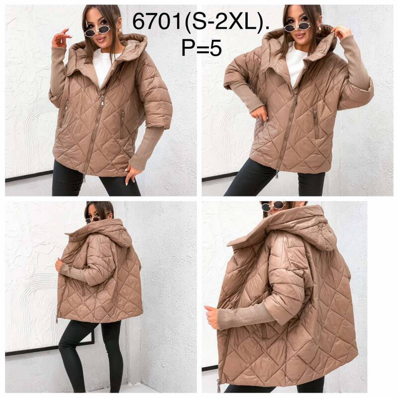 Kurtki damskie cienki Roz S-2XL, 1 Kolor Paczka 5 szt